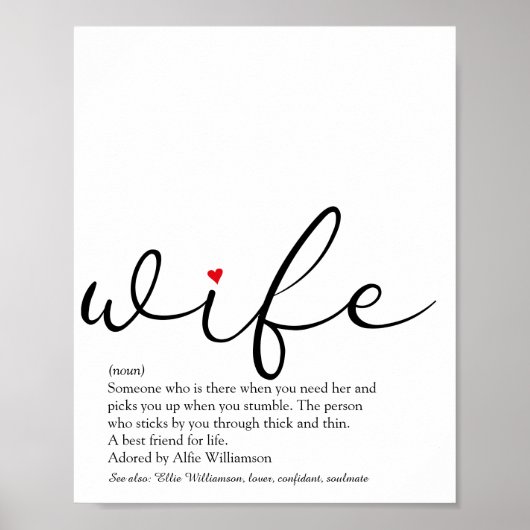 Elegant Script Poster (Voorkant)