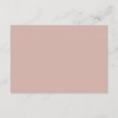 Elegant Script Reception Insert Kaart (Achterkant)