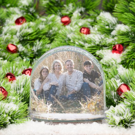 Elegant Script Red Photo Religious (Noël)