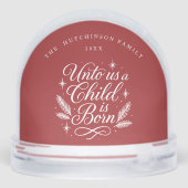 Elegant Script Red Photo Religious (Arrière)