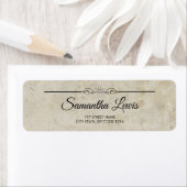 Elegant Script Return Address Label (Insitu)