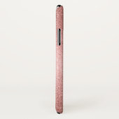 Elegant Script Roos Gold Sparkle gepersonaliseerde Case-Mate iPhone Case (Achterkant / rechts)