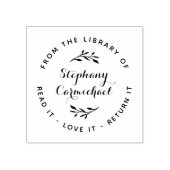 Elegant Script & Rustic Wreater uit de bibliotheek Rubberstempel (Afrduk)