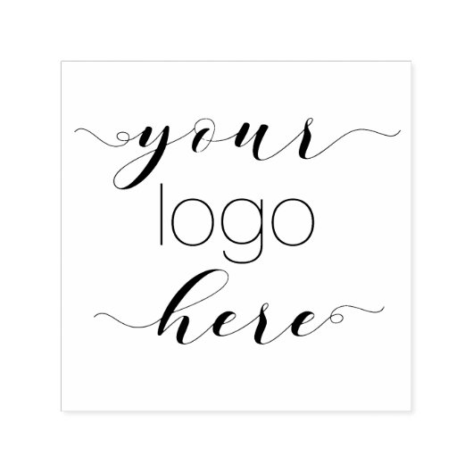Elegant Script Self-Ink Custom 1,5" x 1,5" stempel (Design)