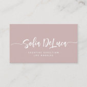 Elegant Script Signature Modern Professional Visitekaartje (Voorkant)