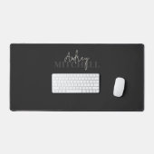 Élégant script signature Monogramme noir (Clavier et souris)