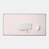 Élégant script signature Monogramme rose (Clavier et souris)