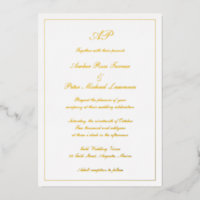 Elegant Script Simple Formal Monogram Weddenschap 