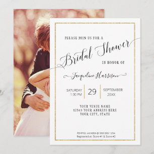 Elegant Script Simple Gold Minimal Vrijgezellenfee Kaart