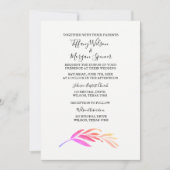 Élégant script simple Invitation de mariage de mêm (Devant)