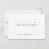 Elégant Script Simple Plage Merci Peint (Dos)