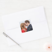 Elegant script | Sparen de Sticker van de Foto van (Envelop)