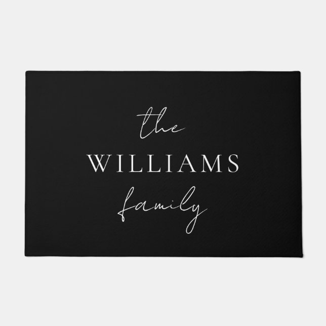 Elegant Script Specialized Calligraphy Family Deurmat (Voorkant)