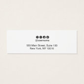 Elegant Script  Stud Earring Display (Dos)