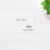 Elegant Script  Stud Earring Display Mini Visitekaartjes (Bureau)