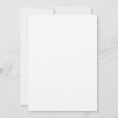 Elegant Script Table Number Kaart (Achterkant)