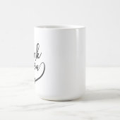 Elegant Script Thank You Gift Mug (Centre)