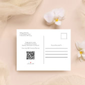 Elegant Script Trouwen Save the Date Custom Aankondigingskaart