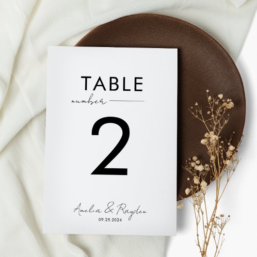 Elegant Script Typografie Bruiloft Kaart