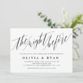 Elegant Script Typografie Kaart (Staand voorkant)