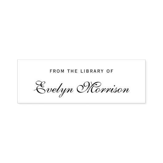 Elegant script uit de bibliotheek van zelfinktende stempel (Design)