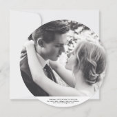 Elegant script volledig fotosjabloon save the date (Achterkant)