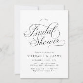 Elegant Script-Vrijgezellenfeest Kaart (Voorkant)