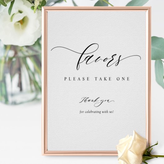 Elegant Script Wedding for Sign Poster