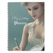 Elegant Script Wedding Journal Notitieboek (Voorkant)