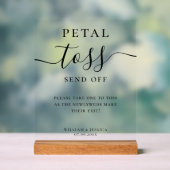 Elegant Script Wedding Petal Toss (Neutre)