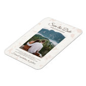 Elegant Script Wedding We worden getrouwd Foto Magneet (Linkerzijde)