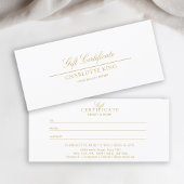 Elegant script | Zakelijk cadeaubon