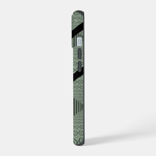 Elegant script zijn bruid bruidegom bruiloft iPhone 15 hoesje (Linkerkant)