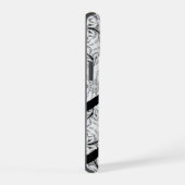 Elegant script zijn bruid bruidegom bruiloft iPhone 15 hoesje (Rechterkant)