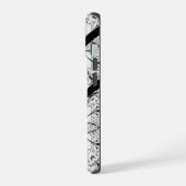 Elegant script zijn bruid bruidegom bruiloft iPhone 15 hoesje (Linkerkant)