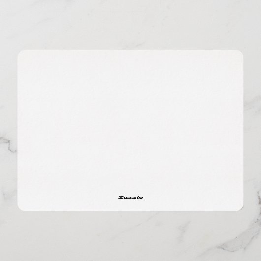 Elegant Script Zwart Formeel Repetitie Diner Goud Folie Uitnodiging (Achterkant)