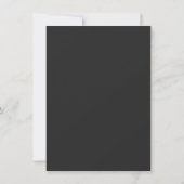 Elegant scriptlettertype bruiloft-uitnodiging kaart (Achterkant)