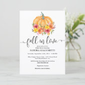 Elegant Scripture Bridal Shower Invitation (Debout devant)