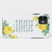 Elegant Scripture Jeremiah 29:11 Case-Mate iPhone Case (Achterkant (horizontaal))