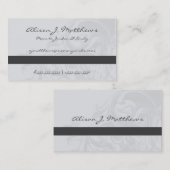 Elegant Scroll Mam Kards Contactkaartje (Voorkant / Achterkant)