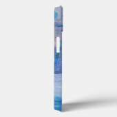 Elegant  Seahorse Blue Ocean Waves Case-Mate iPhone Case (Achterkant / Rechts)