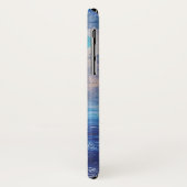 Elegant Seahorse Blue Ocean Waves Case-Mate iPhone Case (Achterkant/links)