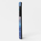 Elegant Seahorse Blue Ocean Waves Name Case-Mate iPhone Case (Achterkant/links)