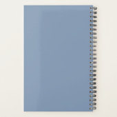 Elegant Seahorse Blue Ocean Waves Name Planner (Achterkant)