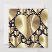 ELÉGANT SEPIA coeur BACHELORETTE INVITATION (Dos)