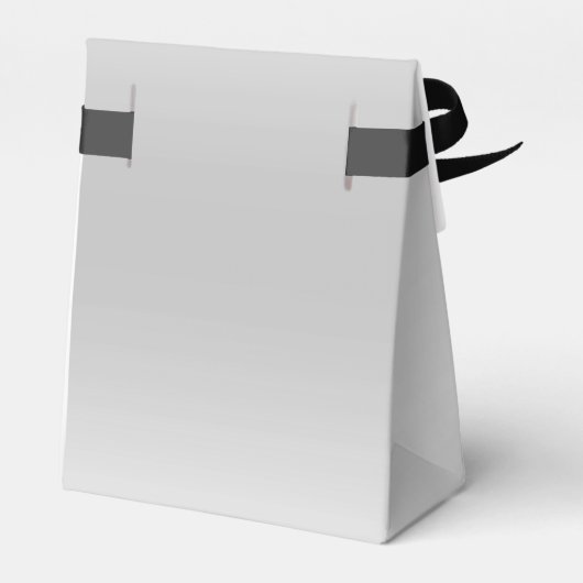 Elegant Sequin Stiletto, Silver & Black Birthday Bedankdoosjes (Achterkant)