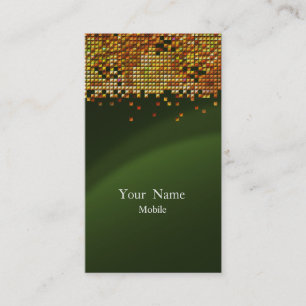 Elegant Sequins Gold Visitekaartje
