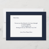 Élégant Serez-Vous Ma Carte De Maîtrise D'Épouse (Dos)