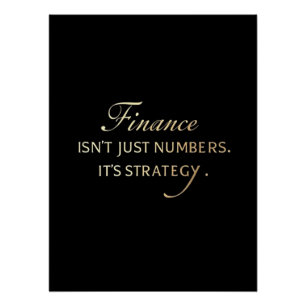 Elegant Serif Motivatie Poster voor Kantoor Wall Perfect Poster