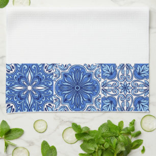 Élégant Serviette à Plat Floral Marocain